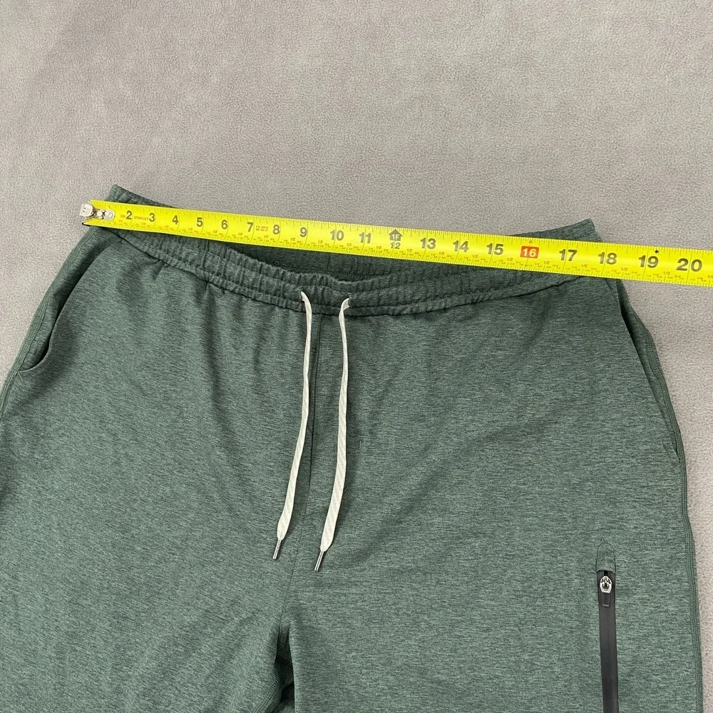 Vuori Sunday Performance Jogger Pants Men 2XL Heather Green High Rise Drawstring